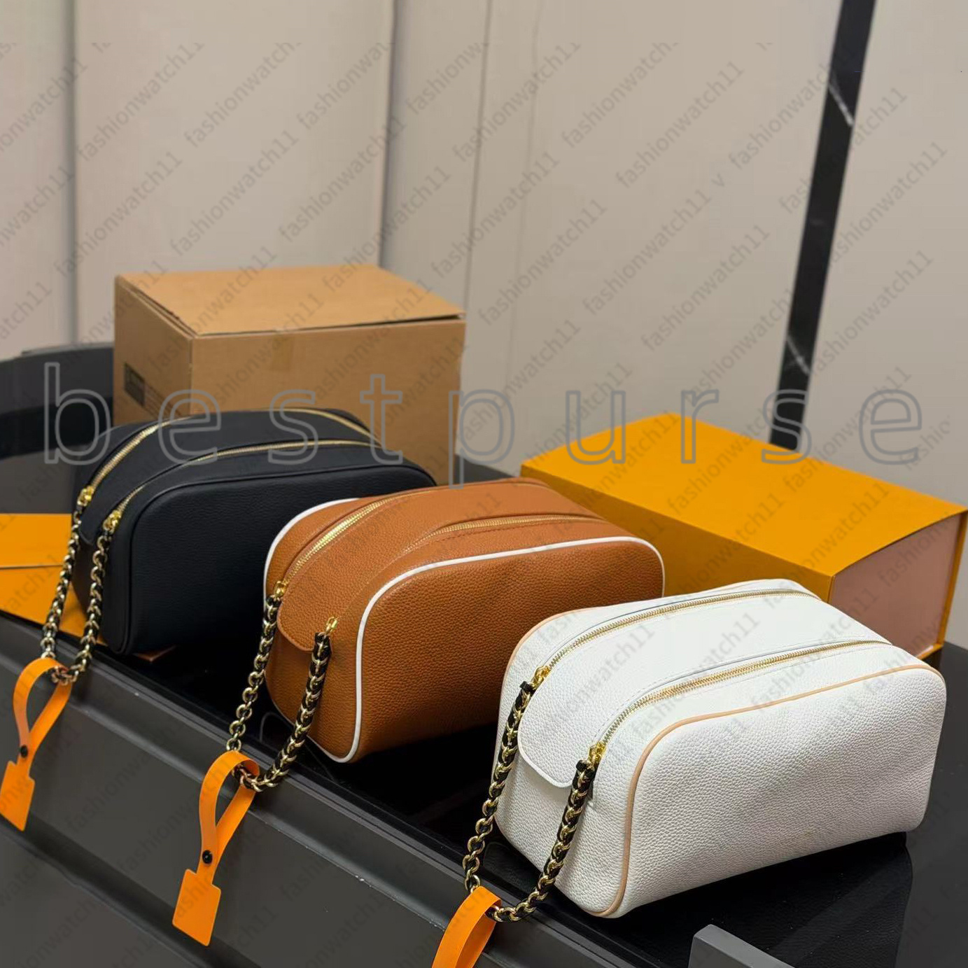 new Toiletry Bag Makeup Bag Designer Cosmetic Bag Double Zipper Handbag Men Clutch Pouch Vanity Bag Makeup Case Fashion Women Denim Letter Trousse De Toilette Luxe