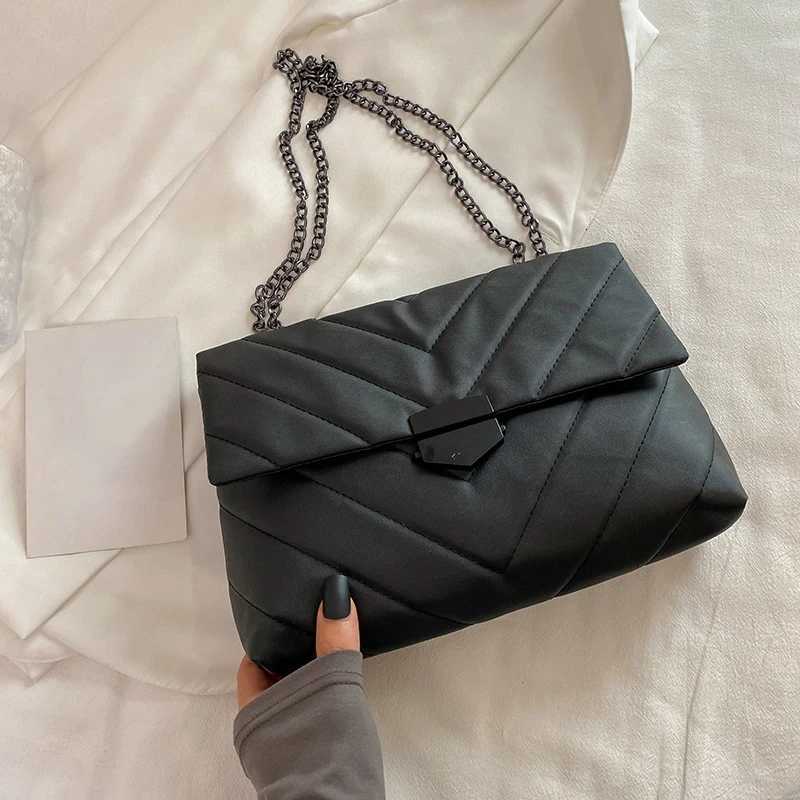 New Lingge Design Women Shoulder Bag Crossbody Handbag for Female Leisure Large Capacity Chain Underarm Messenger Bag M251216