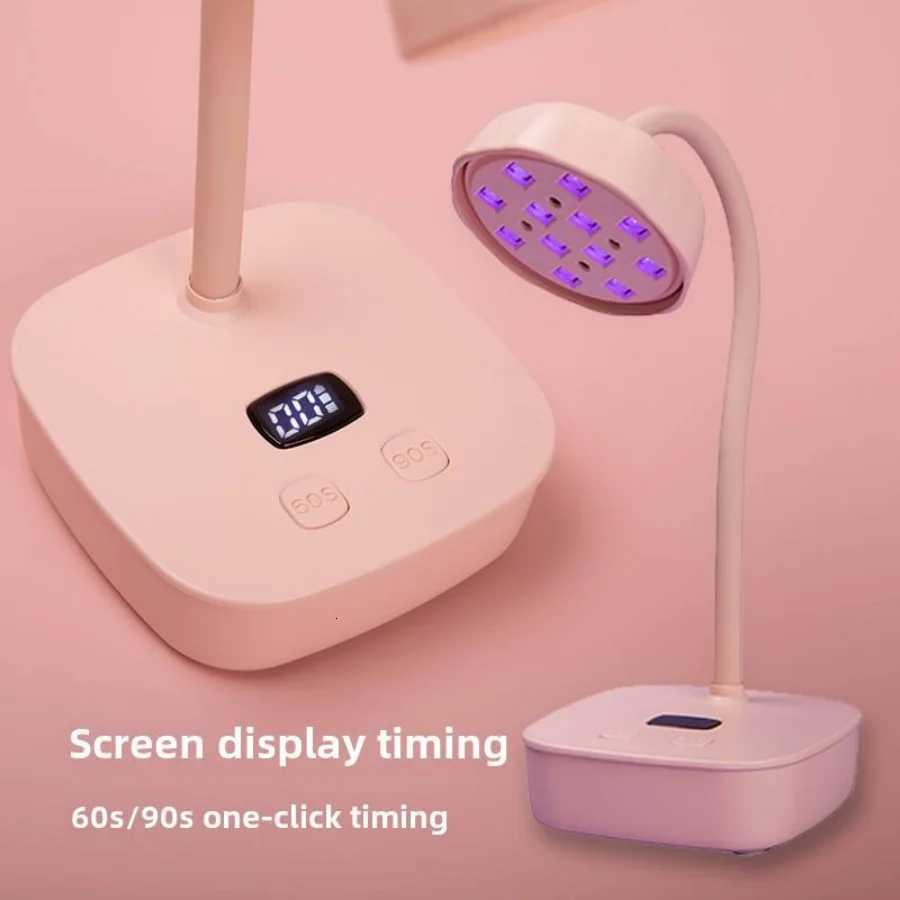 Nail Art Lamp Rechargeable Portable Light Mini Nail Art Lamp Small Led Baked Nail Diamond Lamp Uv Lamp Built-In Battery Baking LampT251216