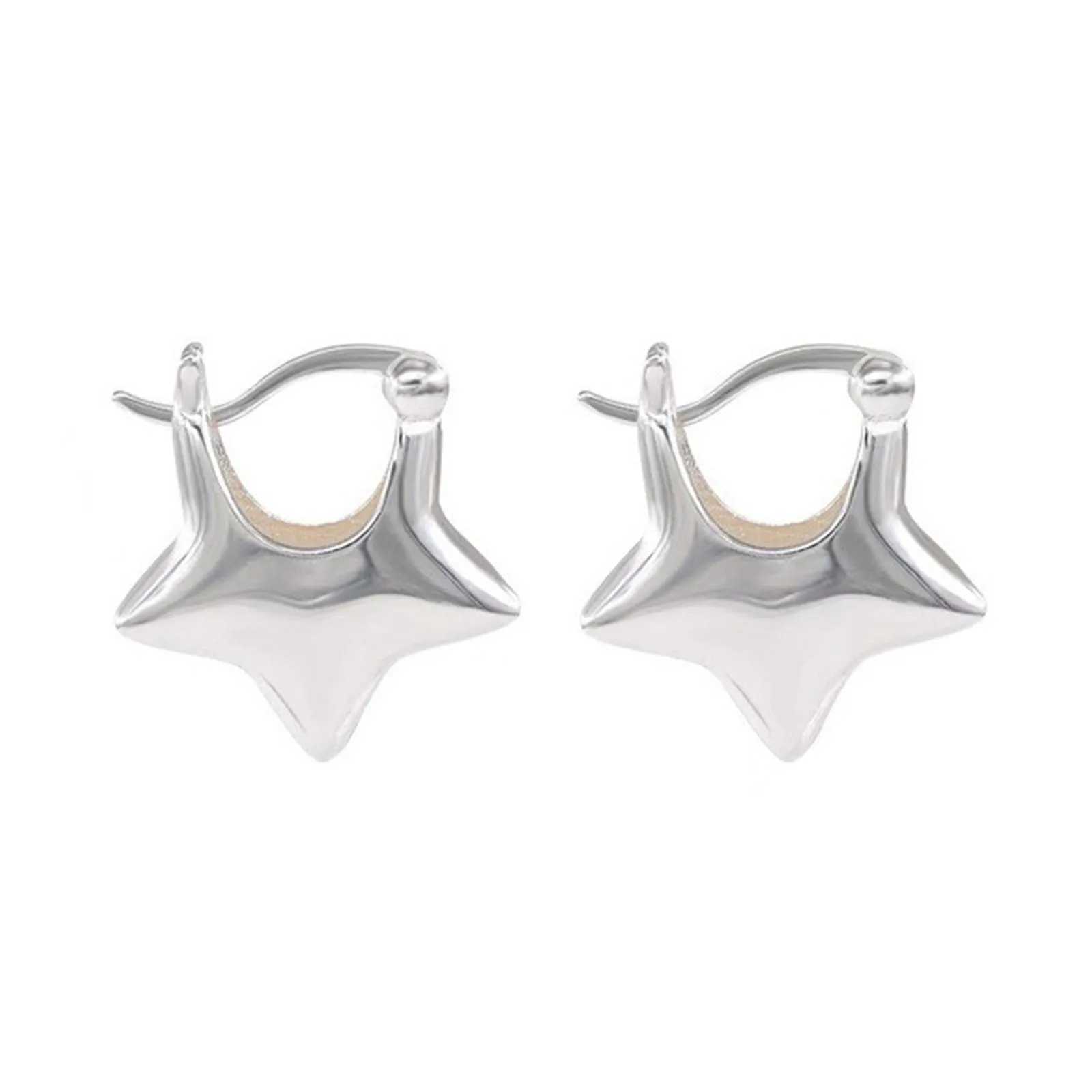 925 Sterling Silver Vintage Simple Star Earrings For Women Trendy Earring Jewelry Prevent Allergy Party Accessories Gift G251216