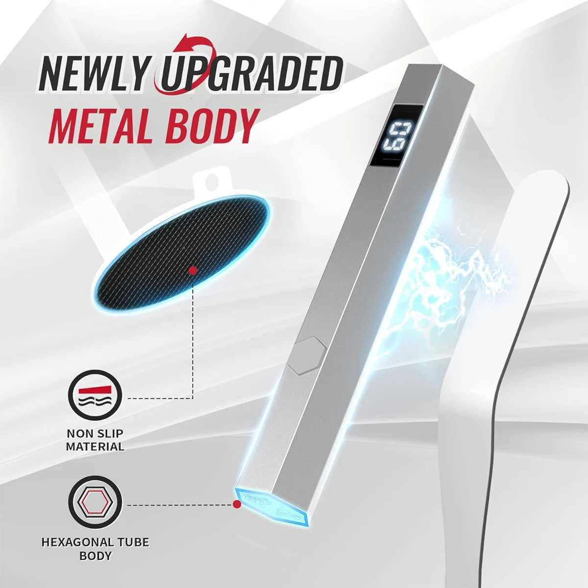 DianaBeauty Mini Handheld UV Led Lamp For Nails Portable Rechargeable Nail Dryer For Curing Gel Polish With DisplayT251216