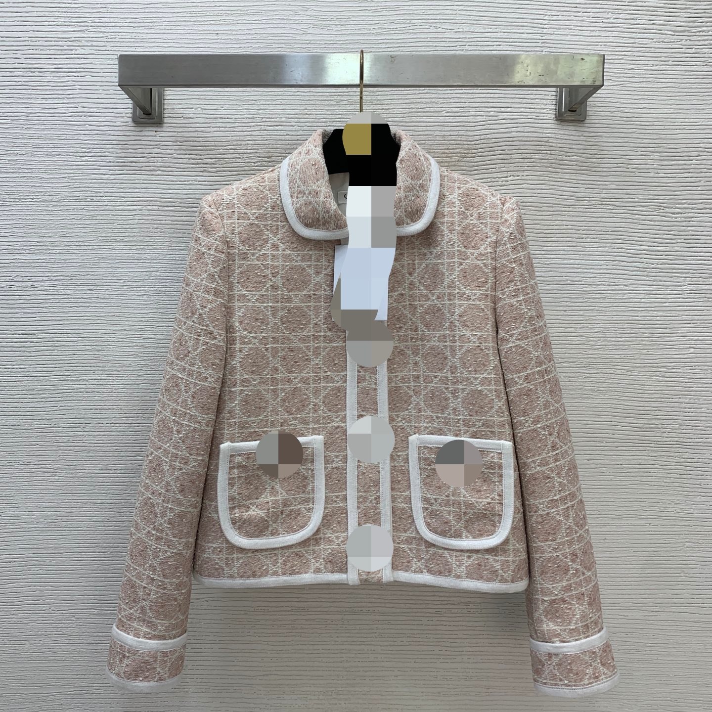 1105 XXXL 2026 Milan Runway Coat Autumn Brand SAme Style Coat Lapel Neck Black High Quality Long Sleeve Womens clothes Fashion G25120484