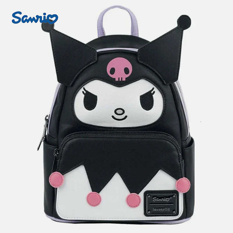 Sanrio Hello Kitty Kuromi Melody Creative Backpack Storage Stationery Leather Mini Student Backpack Christmas Gift H251216