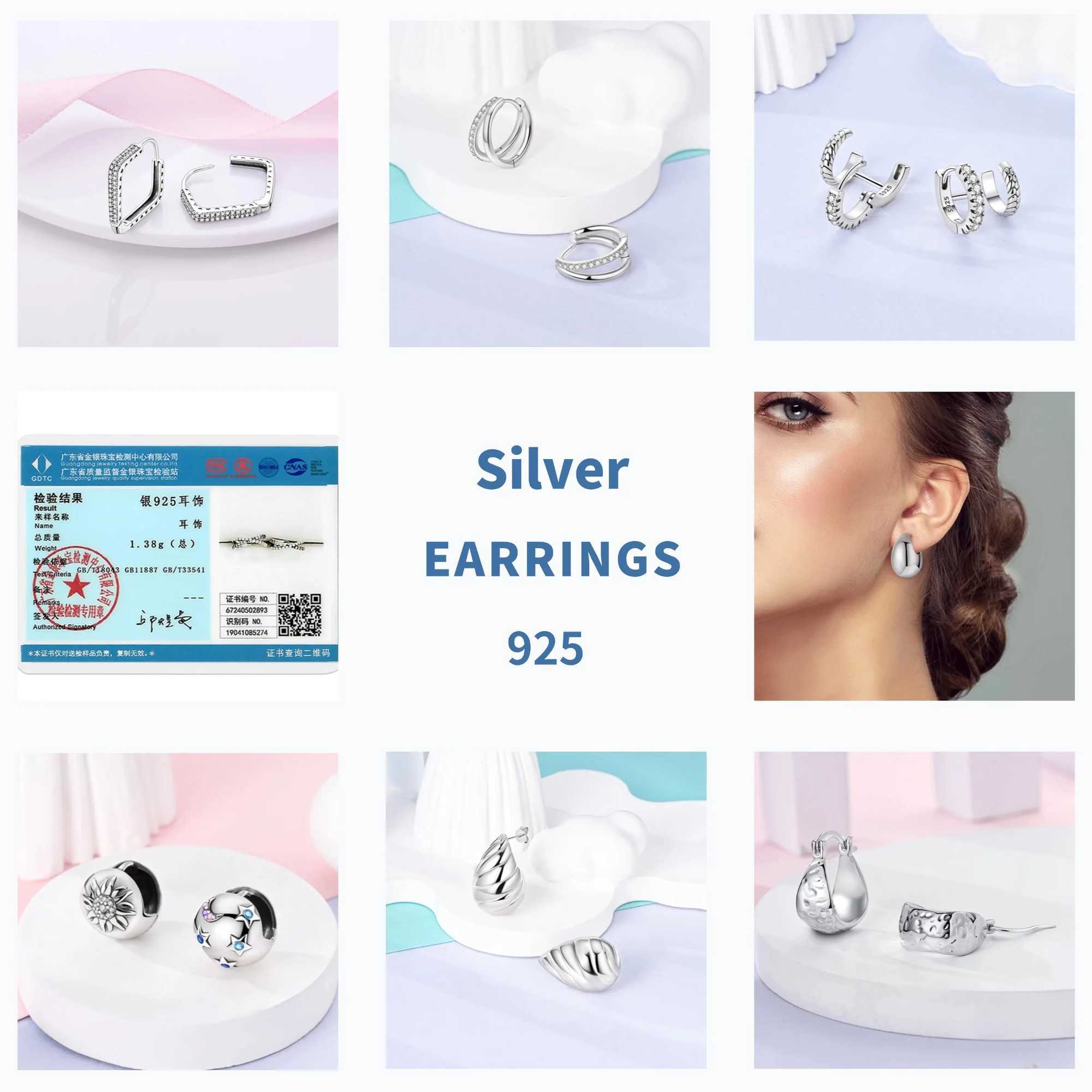 Sparkling Drop Pearl Earrings 925 Sterling Silver Round Ball White Shell Pearl Vintage Hoop Earrings For Women Jewelry G251216