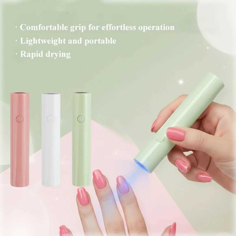 Mini Handheld Nail Enhancement Slot Lamp Gel Nail Polish Curing Lamp USB Cable Nail Dryer Machine Mini Portable LED UV Nail LampT251216