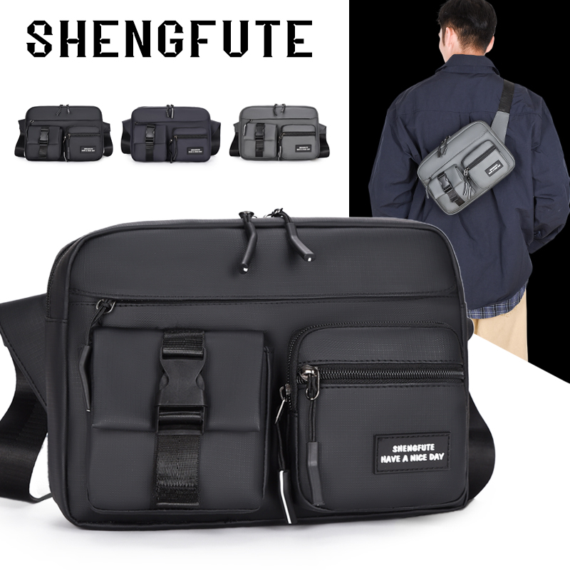 Multi-Functional Waist Bag for Sports and Cycling Chest-Worn Multi-Pocket Men's Travel Lightweight Bag Wholesale Single-Shoulder Crossbody Bag