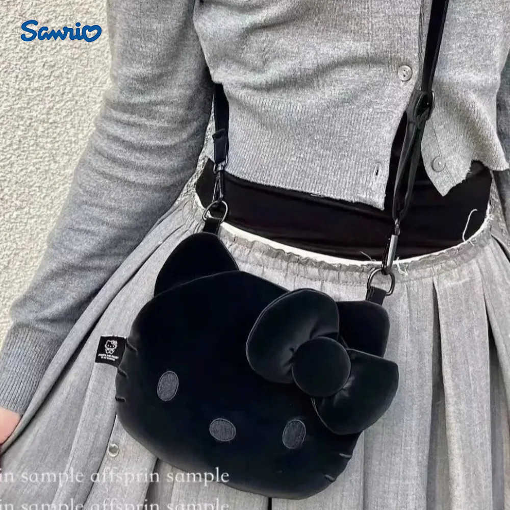 Sanrio Hello Kitty Messenger Bag Cute Cartoon Originality Modeling Handbag New Fashion Delicate Personality Mobile Phone Bag Gifts H251216