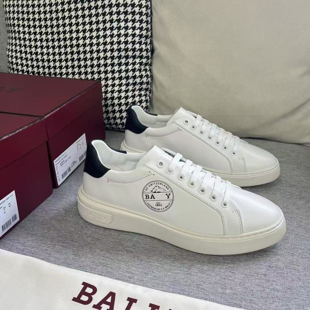 Casual Shoes Swiss luxury brand BA leather casual shoes designer trendy letter mens shoes high-quality personalized sports shoes