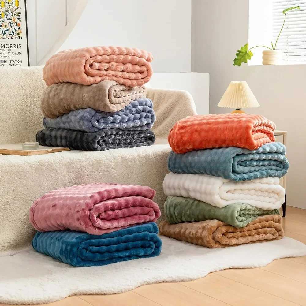 Super Soft and Warm Velour Milk Velvet Blanket Ideal for Sofa Large and Versatile Blanket for BedroomSofa TravelCarCamping H251216 - view 6