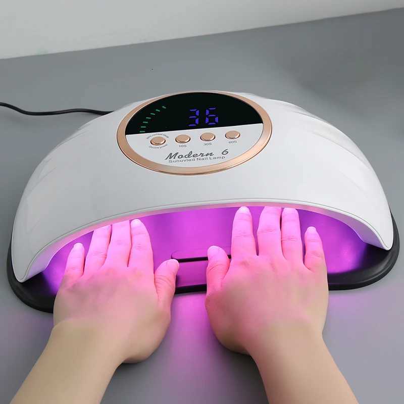 Large Space New 69LEDS Professional UV LED Nail Dryer Lamp for Drying All Nail Gel Polish Lamp for Manicure with Infrared SensorT251216