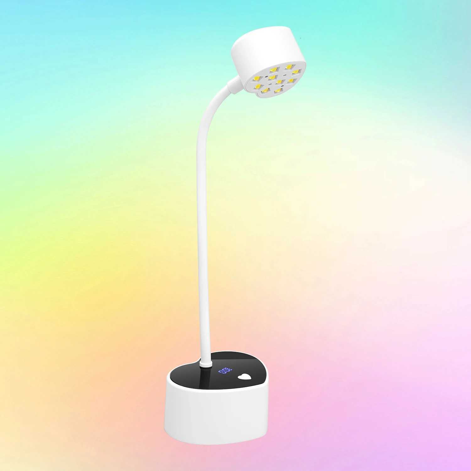 Intelligent induction nail lamp adjustable seconds 360-degree twist drying nail pieces special for nail shopsT251216