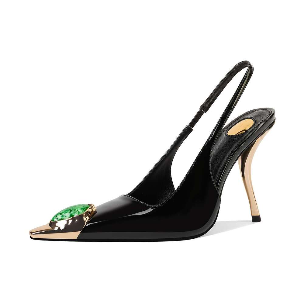 Ladies' Sexy High-Heeled Iron Toe Women's Shoes - view 8