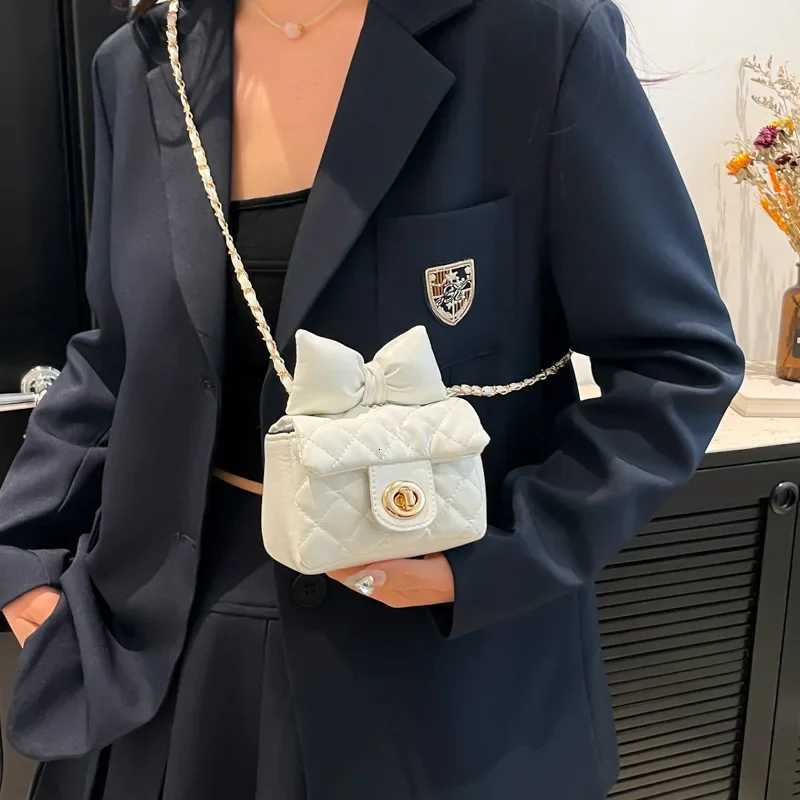 Bag female fashion chain bag niche bow female bag crossbody bag advanced mouth red envelope M251216