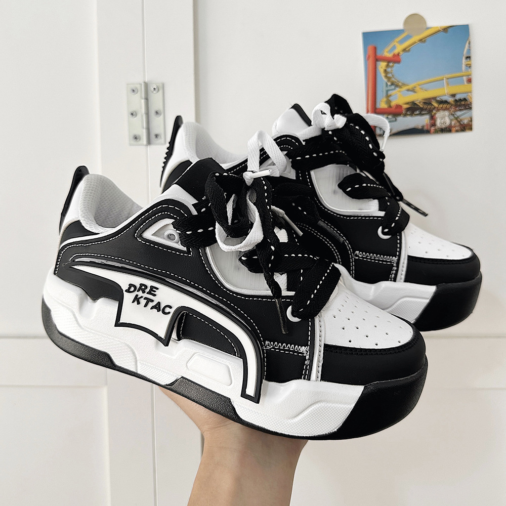 Unisex Zapatillas Couples Sport Shoe Autumn Platform Casual Shoe Elevated Hip Hop Board Shoes Tennis Shoe Men Women Vulcanize 44 240911