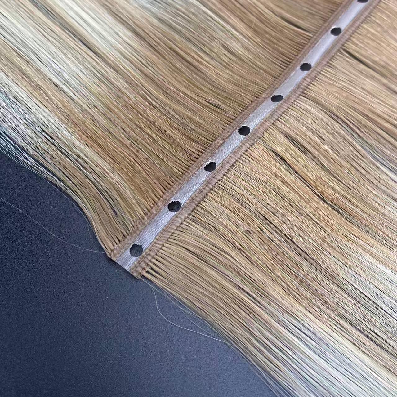 New Products Genius Butterfly Hair Weft Double Drown 100% Natural Human Hair Bundles Straight Butterfly Shaped Hair Extensions Realistic Appearance 20