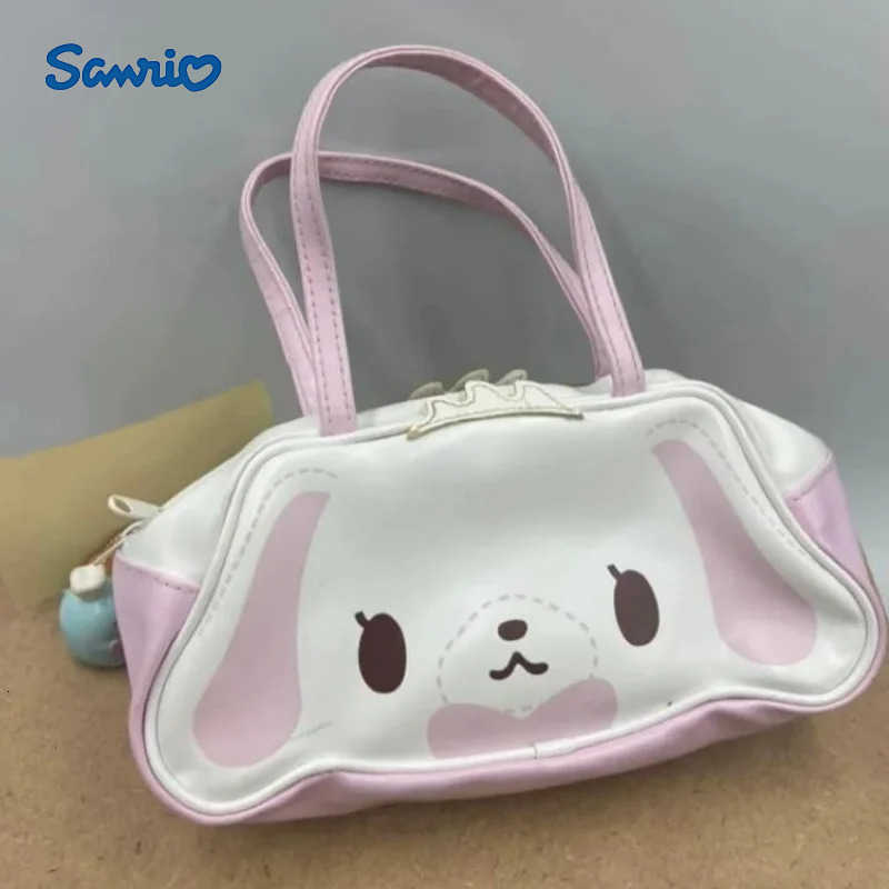 Sanrio New Kawaii Cute Sugarbunnies Bag Pink Double Sided Pu Handbag Single Shoulder Bag With Large Capacity Ins Gift For Girls H251216