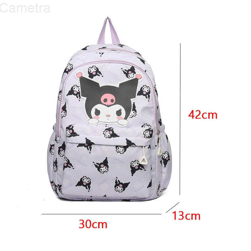Sanrio Backpack Anime Kuromi Cinnamoroll My Melody Student Bag Large Capacity Women Bag For Children Girls Birthday Gift H25121611
