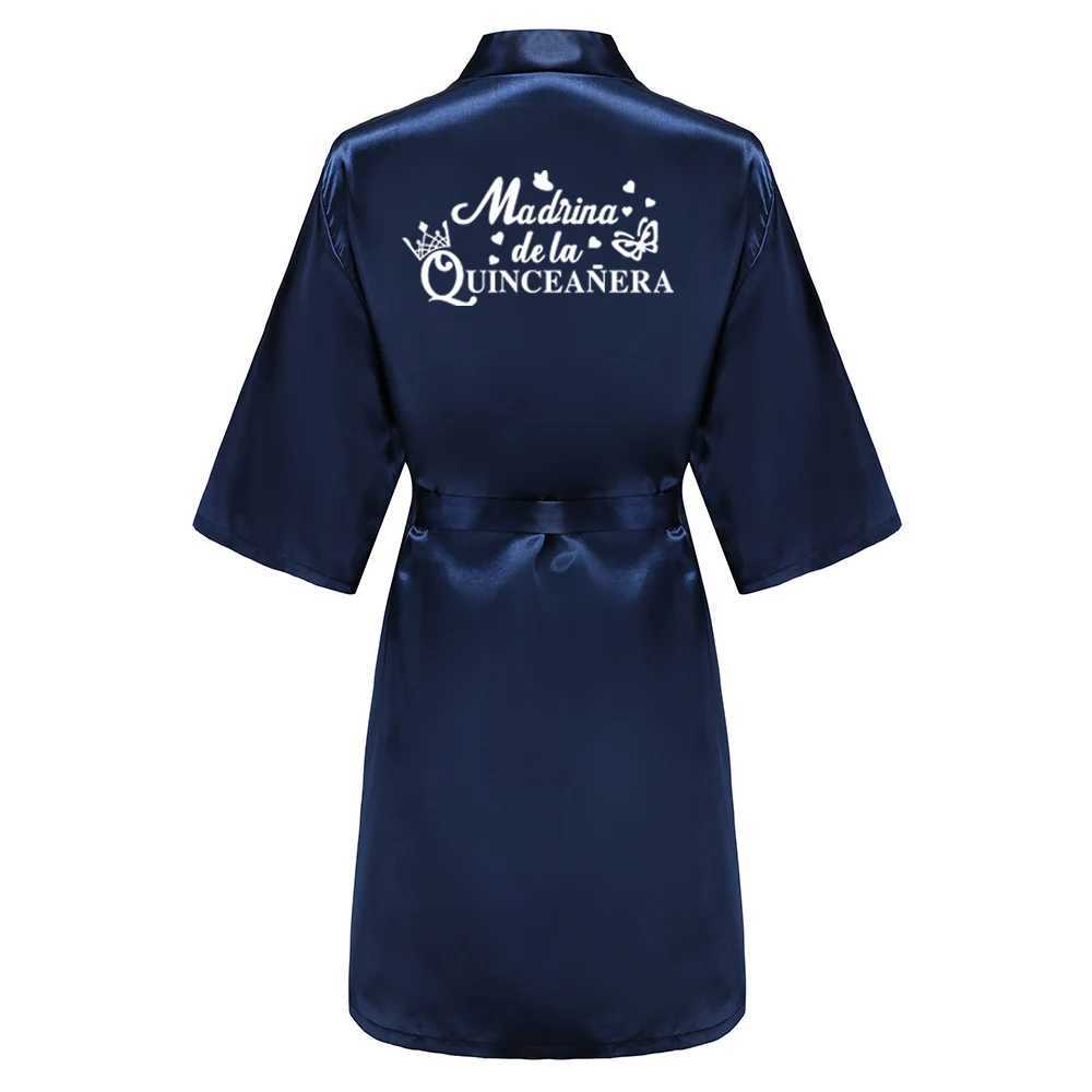 Mis Quince Aos Bathrobe Mama de la Quinceaera Robe Woman Homewear Party Gift C251216
