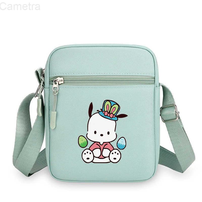 Sanrio Anime Cartoon Pochacco Crossbody Mobile Phone Bag Kawaii Women Daily Travel Messenger Shoulder Pouch Zipper Students Coin Purse H251216