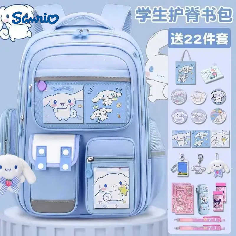 Sanrio New Hot cinnamoroll Schoolbag Student Large Capacity Childrens Lightweight Backpack Spine Protection Backpack H251216