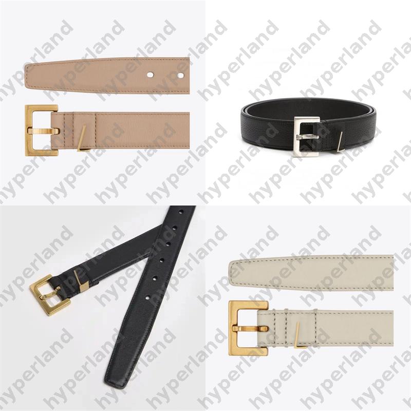 Luxury Genuine Leather Womens Belt Letter Buckle Designer Width 2.0 3.0cm Size 90-115cm Fashion Mens Belts Thin Golden Waistband Girdle Belt Waist Band