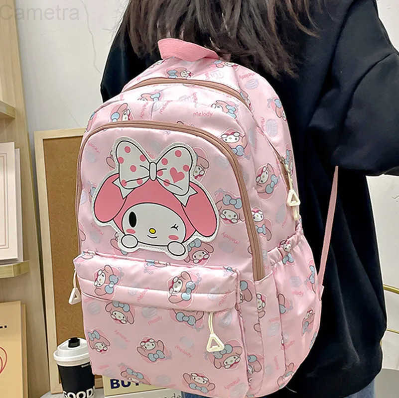 Sanrio Cartoon Large-Capacity Children Backpacks Cute Kids Boys Girls Schoolbag High Quality Shoulders Bag H251216