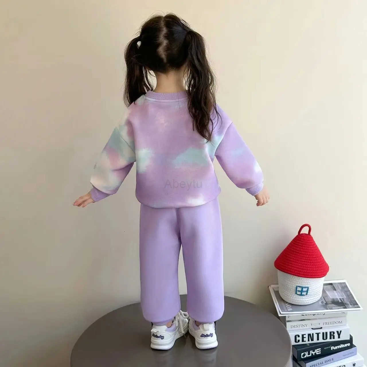 Sanrio Autumn Baby Girl Clothes Set Cartoon Printed Pullover Sweatshirts Top And Pants Bottom 2 Pieces Suit Kid Children Boy Tracksuits H251216112