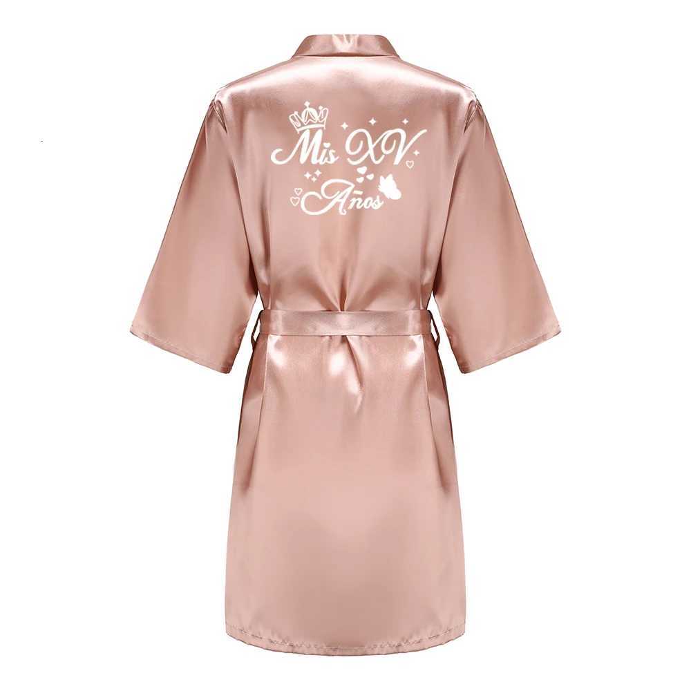 Mis XV Bathrobes Princess Sweet 15 Years Girl Birthday Party Mis Quince Aos Robes Quinceanera Robe C251216
