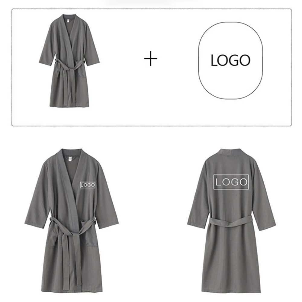 Custom Embroidered Luxury Autumn Winter Thickened Soft Mid-Length Bathrobe New Cozy High-End Warm Comfortable Sleepwear C251216