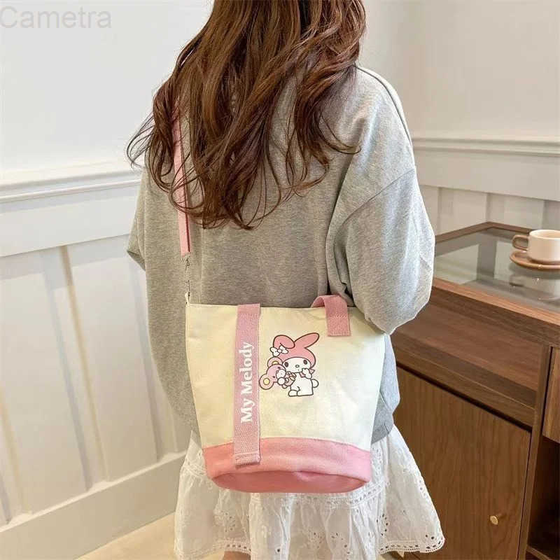 Sanrio authentic hand bill shoulder oblique cross bag to work hand commuter bucket bag ladies universal personality matching style H251216