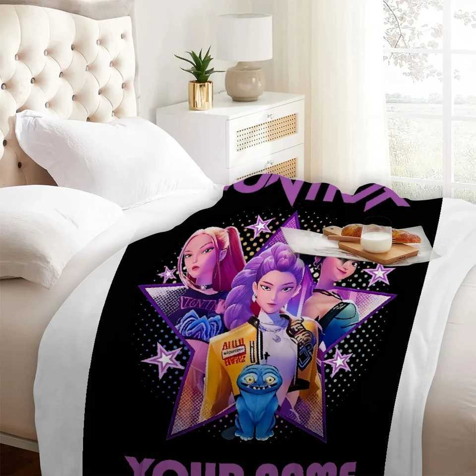 1PC Custom Name Blanket Girls Boys Plush Throw Blanket Novelty Warm Blanket All Season Gift Customized Print New Year Gifts H251216 - view 3