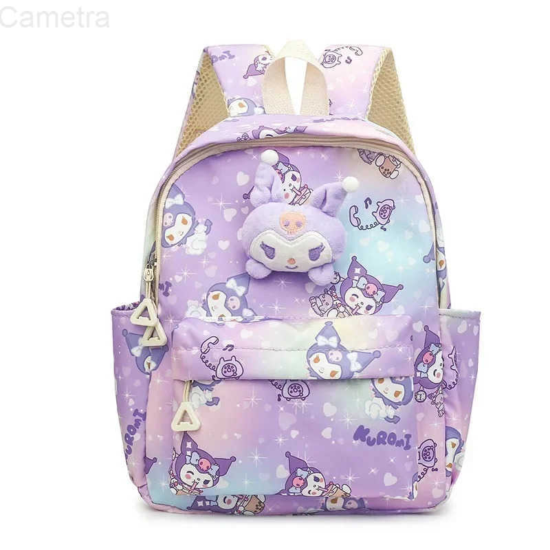 Sanrio Hello Kitty Anime Backpack for Girls Cute Cartoon School Bag Lightweight Travel Daypack H251216