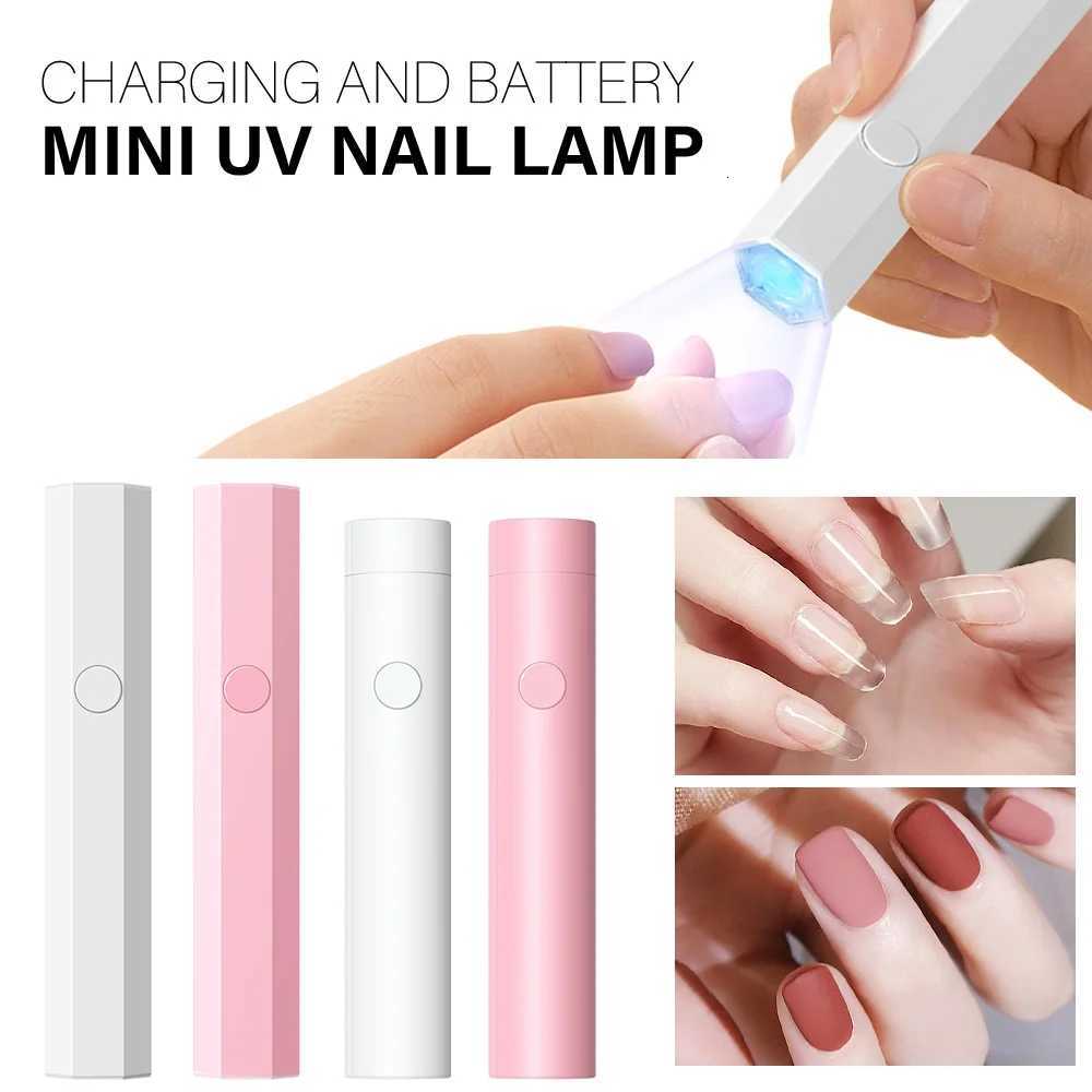 LULAA Handheld UV Light for Gel Nails Dryer LED UV Lamp Nail Polish Drying Lamp Portable Flashlight LED Lamp Mail ToolsT251216