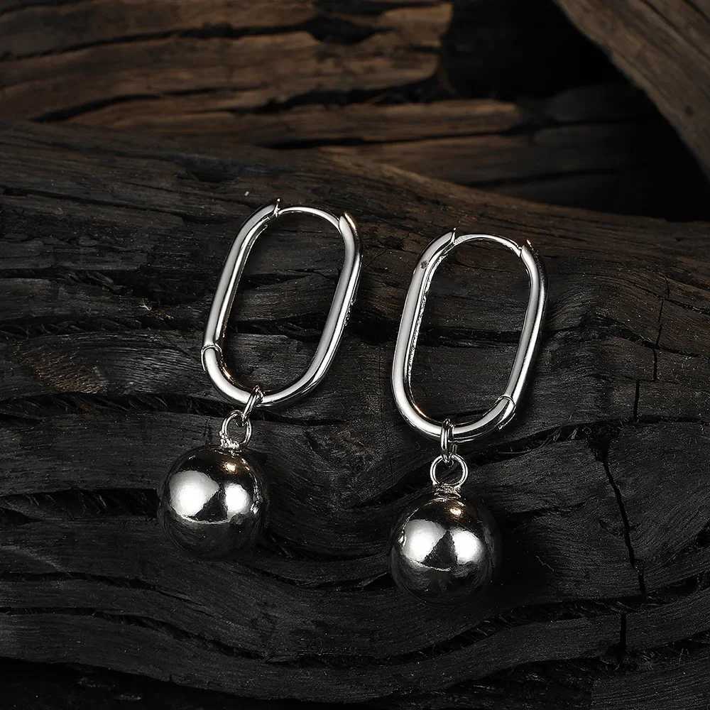 S925 Sterling Silver Earrings For Girls Long Pearl Ball Earrings G251216