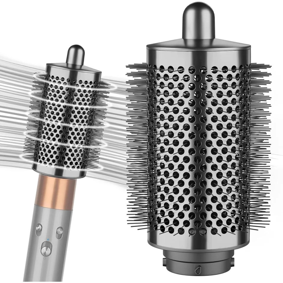 upgraded large oval brush accessories large gray cylindrical brush compatible with Airwrap HS01/HS05 251215