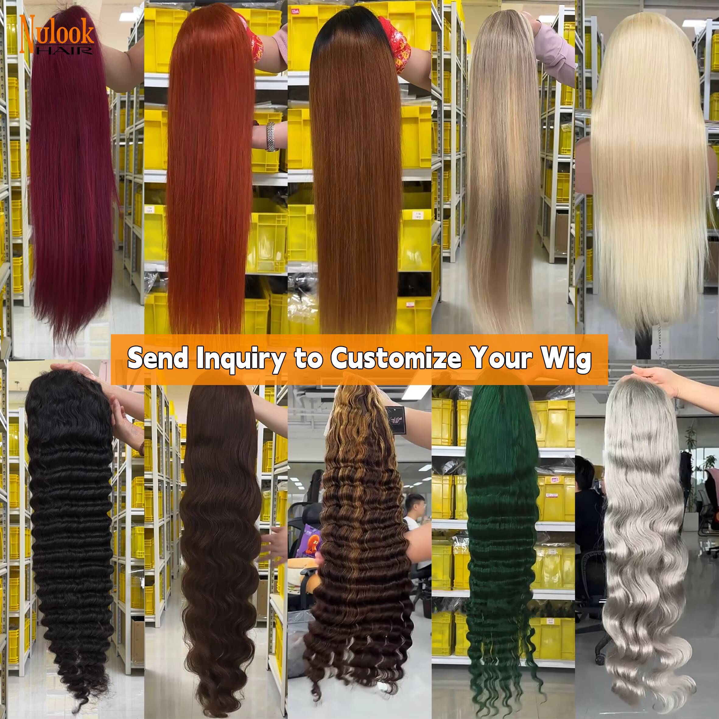 Raw Vietnamese Hair Glueless Wigs Human Hair Natural Wave Wigs Human Hair Lace Front 13x6 13x4 Swiss HD Lace Frontal Wig