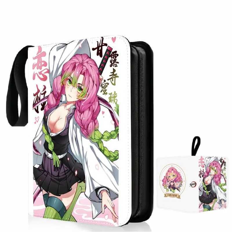 Demon Slayer Anime Collectible Card Album Can Hold 400-900 Collectible Game Cards Binder Holder Zipper Child Christmas Toy Gifts C251216