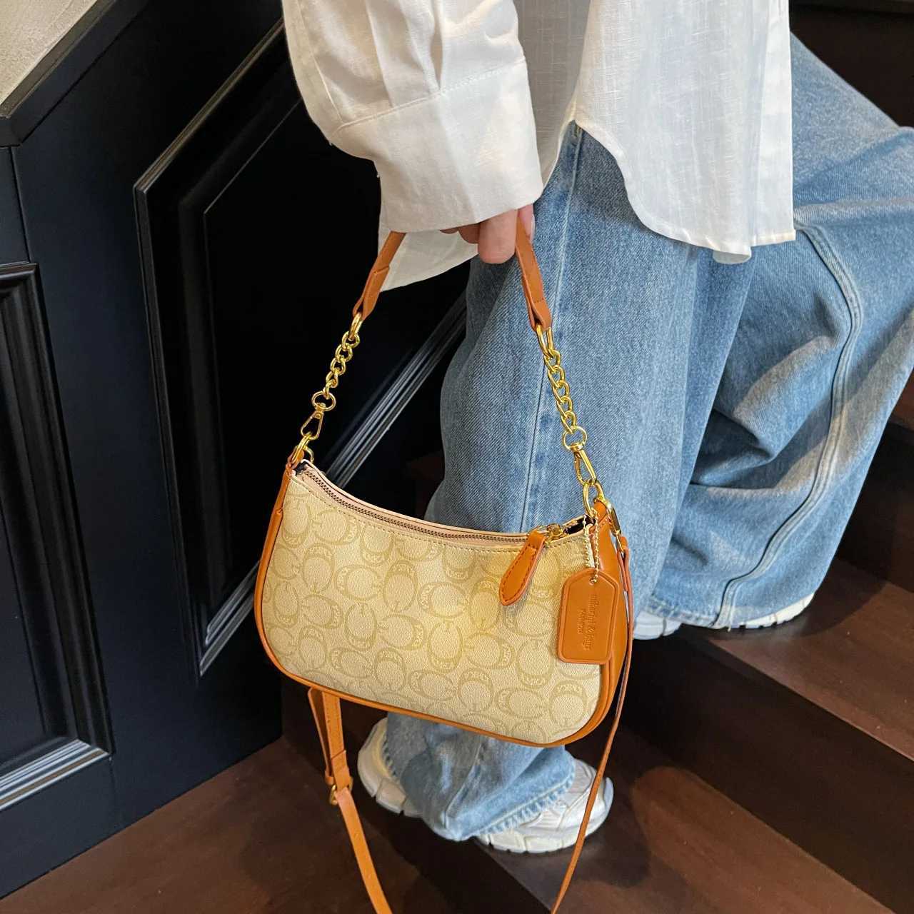 High End Fashion Handheld Shoulder Underarm Bag For Women Summer Chain Strap Crossbody Purse Premium Quality M251216
