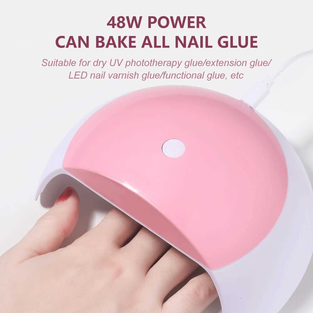 HALAIMAN High-Efficiency Nail Drying Lamp Uv Light For Gel Nails Dryer Led Lamp For Nails Accesories All For Manicure ToolsT251216