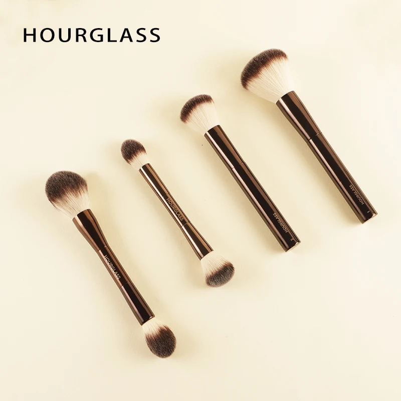 Hourglass Makeup Brush All Kinds Eyeshadow Foundation Concealer Powder Bronzer Blusher Eyeliner Retractable Professional Brushes 251211