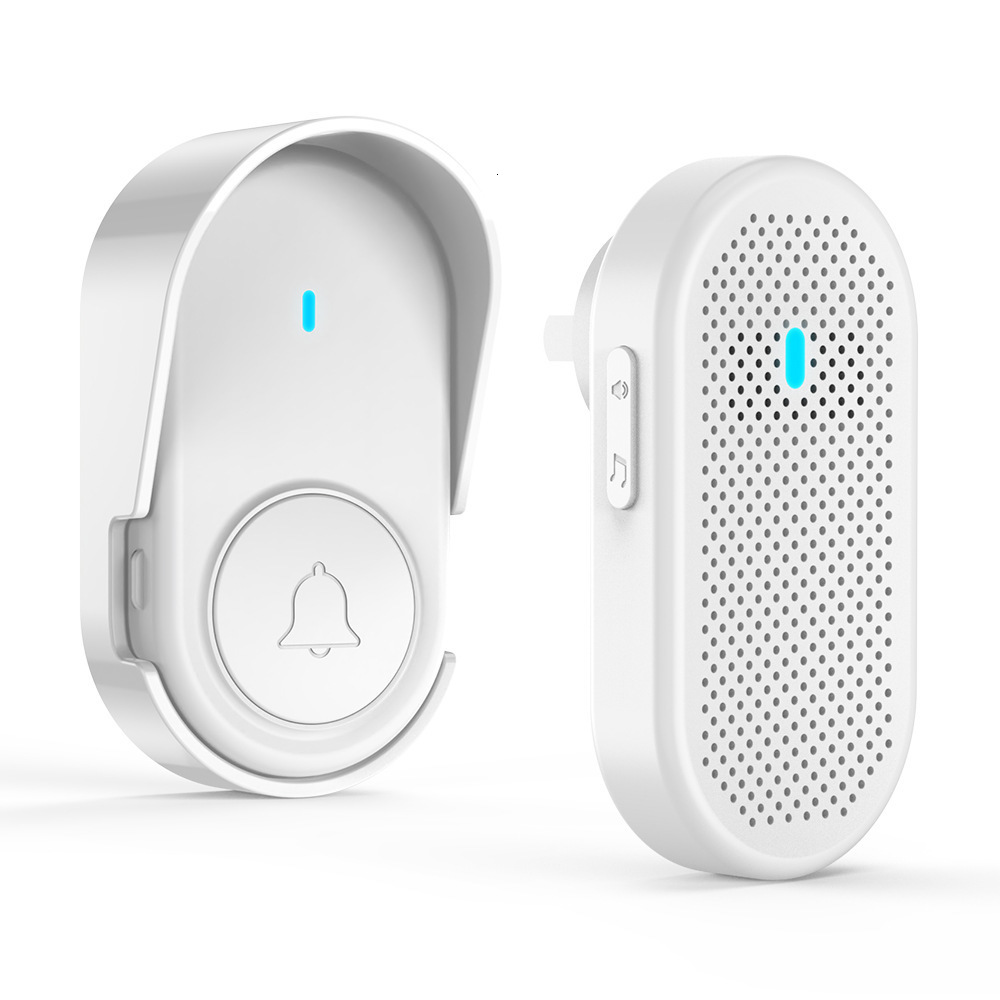 Doorbells EKEN Wireless Doorbell Chime AC90-250V 52 Chimes 110dB receiver Low Power Consumption for Wifi video doorbell V5 V7 T8 221101