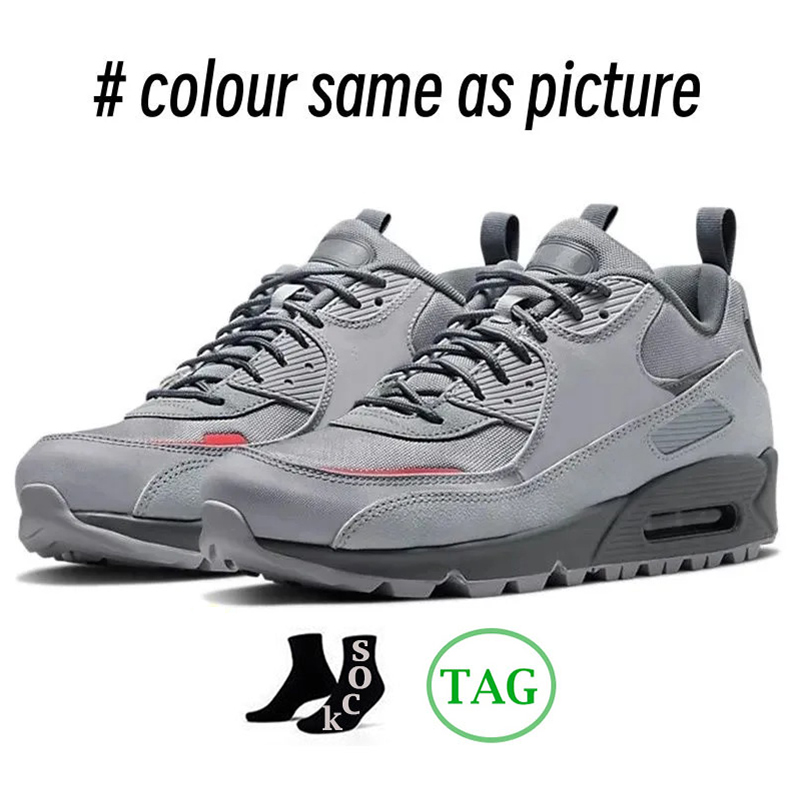 90S Men Running Shoes Infrared Patch Triple Black White Laser Pink Oreo Breathable Trainer Women Designer Sports Outdoor Sneakers 36-45 E02