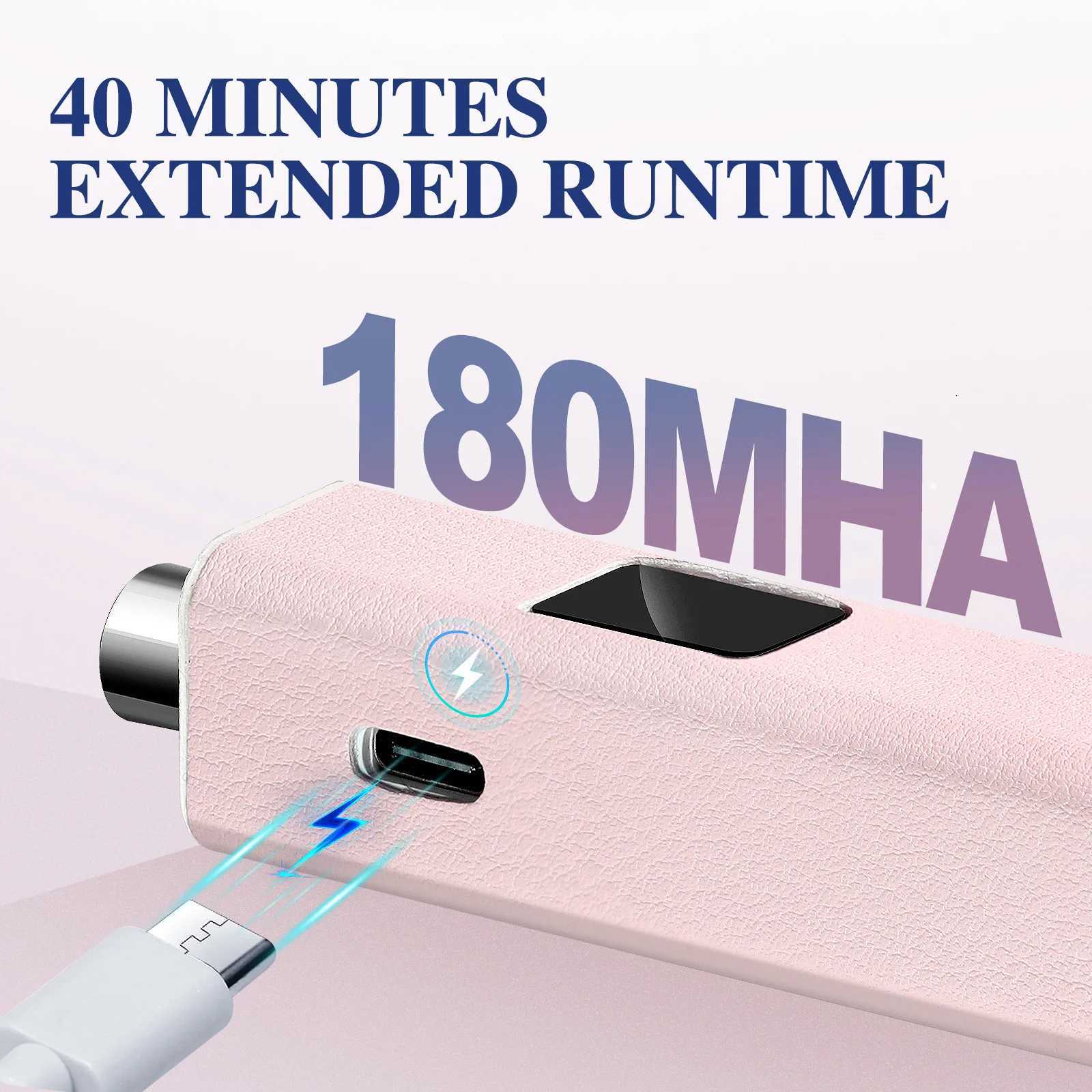 Professional UV LED Nail Lamp Dryer 2in1 Portable Magnetic USB Rechargeable Fast Cure Light for Gel Nail Polish ManicureT251216