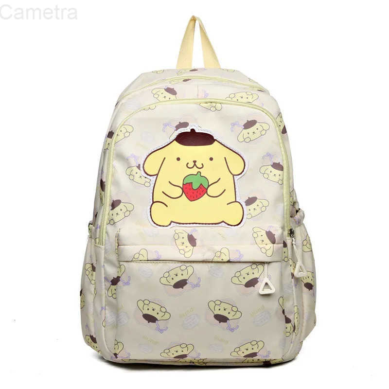 Sanrio Schoolbag Anime Kuromi Cinnamoroll My Melody Pochacco Student Backpack School Bag Large Capacity For Children Girls Boys H251216