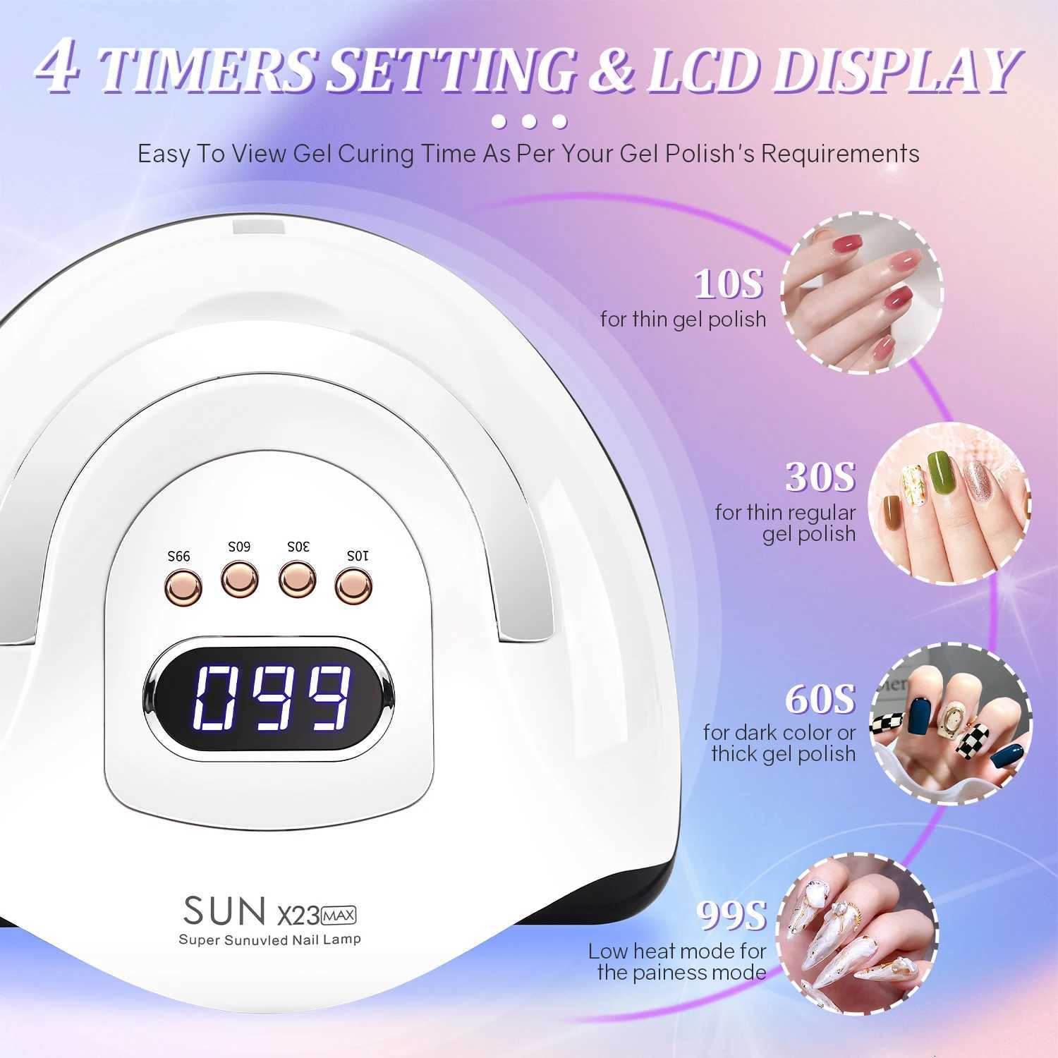 DianaBeauty 380W 81LEDs UV LED Lamp for Nails Powerful Nail Dryer For Curing All Gel Nail Polish Drying UV Light for ManicureT251216
