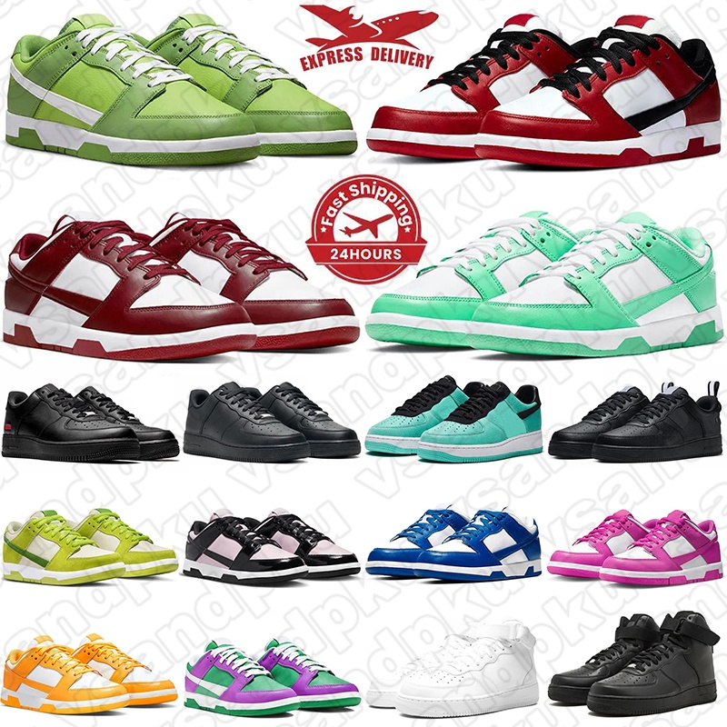 Free shipping designer sneaker af1s airforc forc 1 outdoor shoes for mens womens White black Red Low Trendy Board Shoes Lightweight sports trainers sneakers 36-47