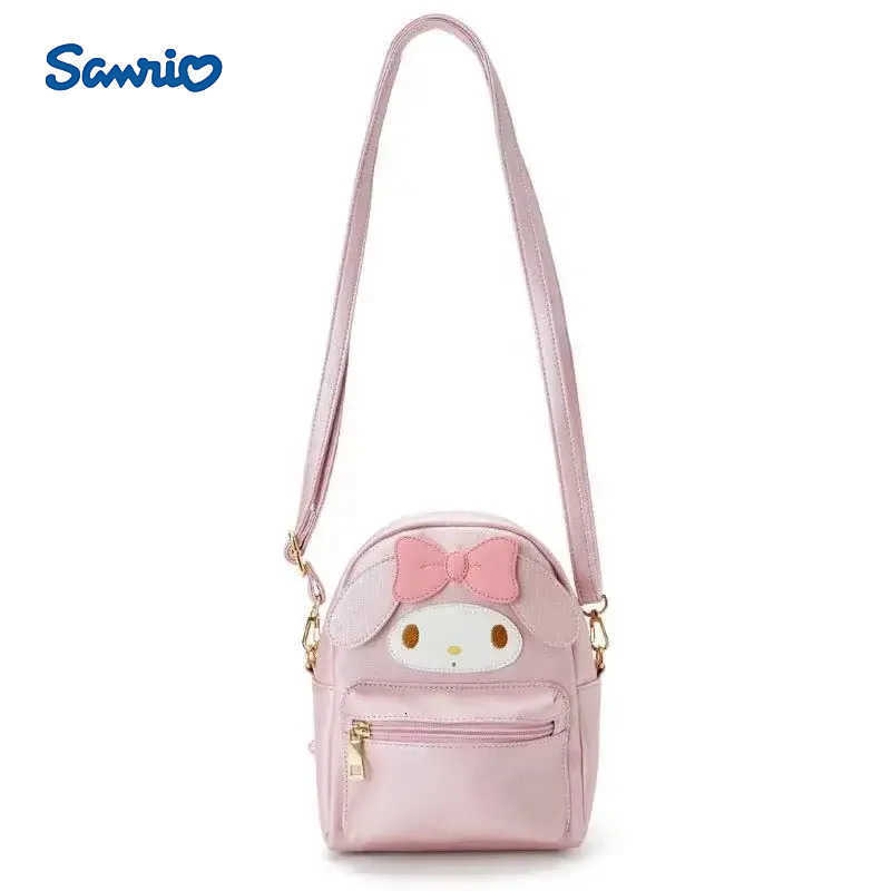 Sanrio Pu Hello Kittys Crossbody Bag New Cinnamoroll Kawaii Cartoon My Melody Backpack Kuromi Multifunctional Two-Purpose H251216