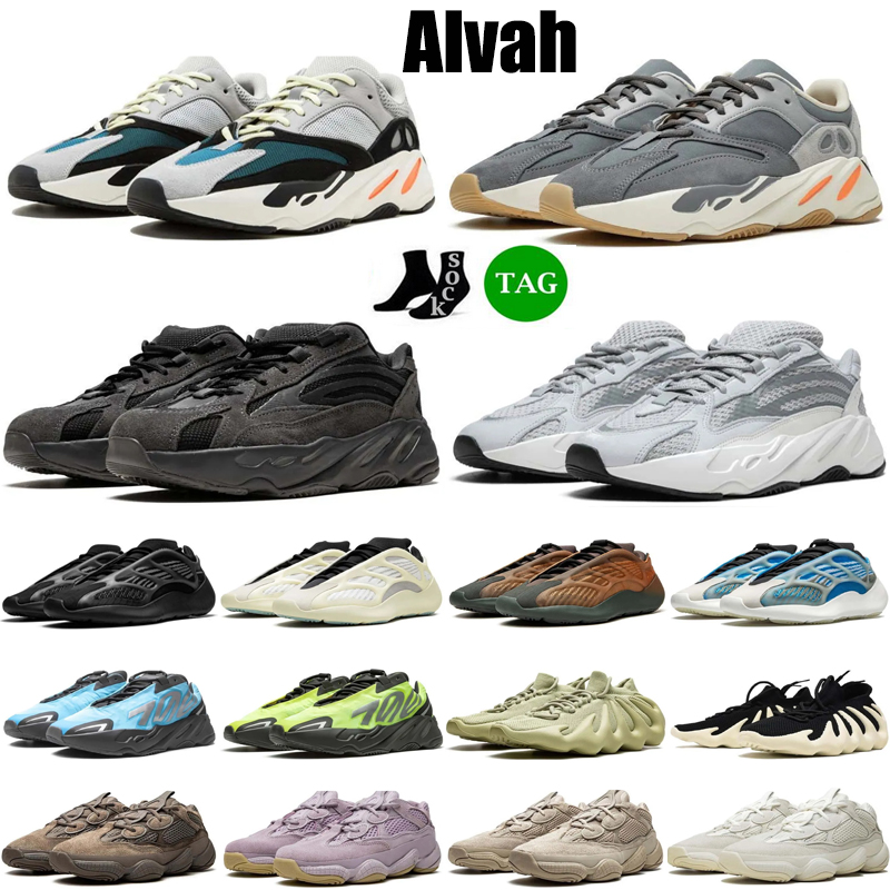 2025 sneakers Designer Azael Dark Runner Running Shoes Mens Women Copper Fade Vanta Solid Grey Fade Salt Carbon Analog Red Blue Static Vanta Inertia Shoe salkf