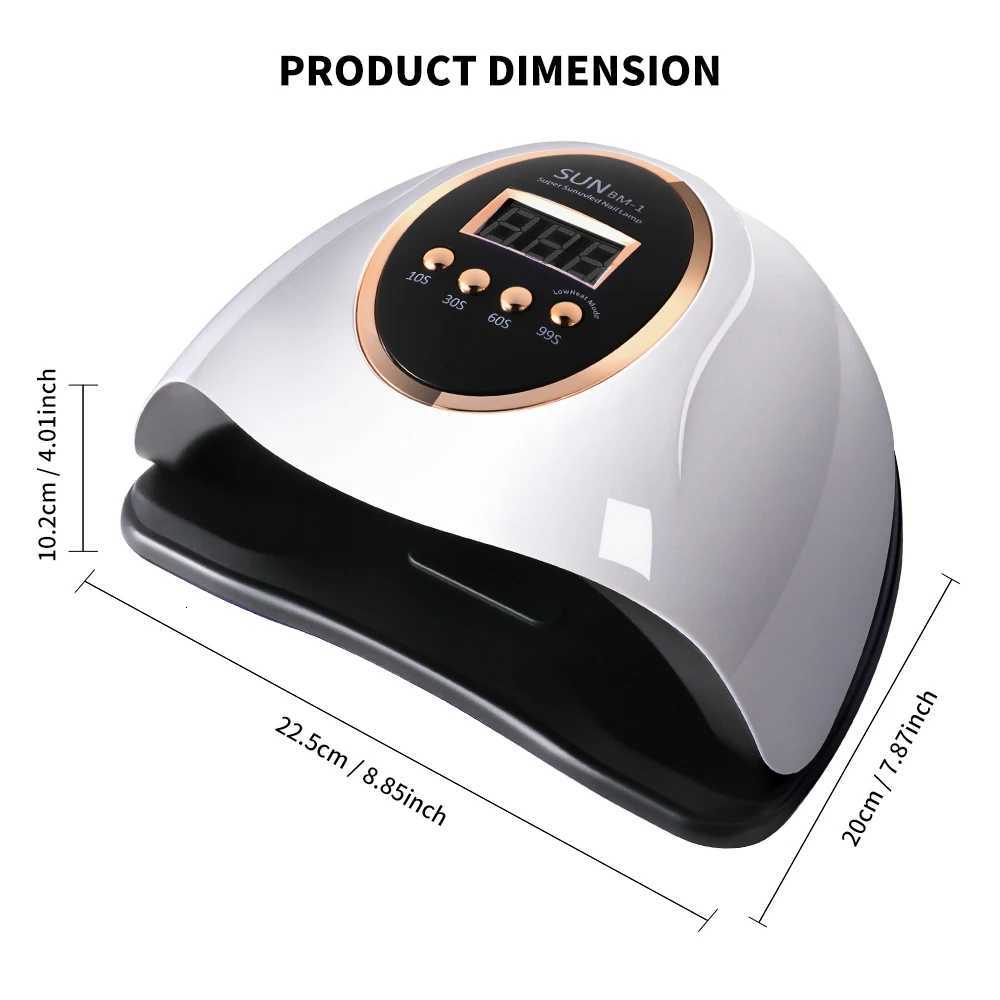 Smart Sensing UV Lamp Dual Light Source Lamp Beads Design Detachable Bottom Plate Professional Nail Gel Dryer for Home SalonT251216