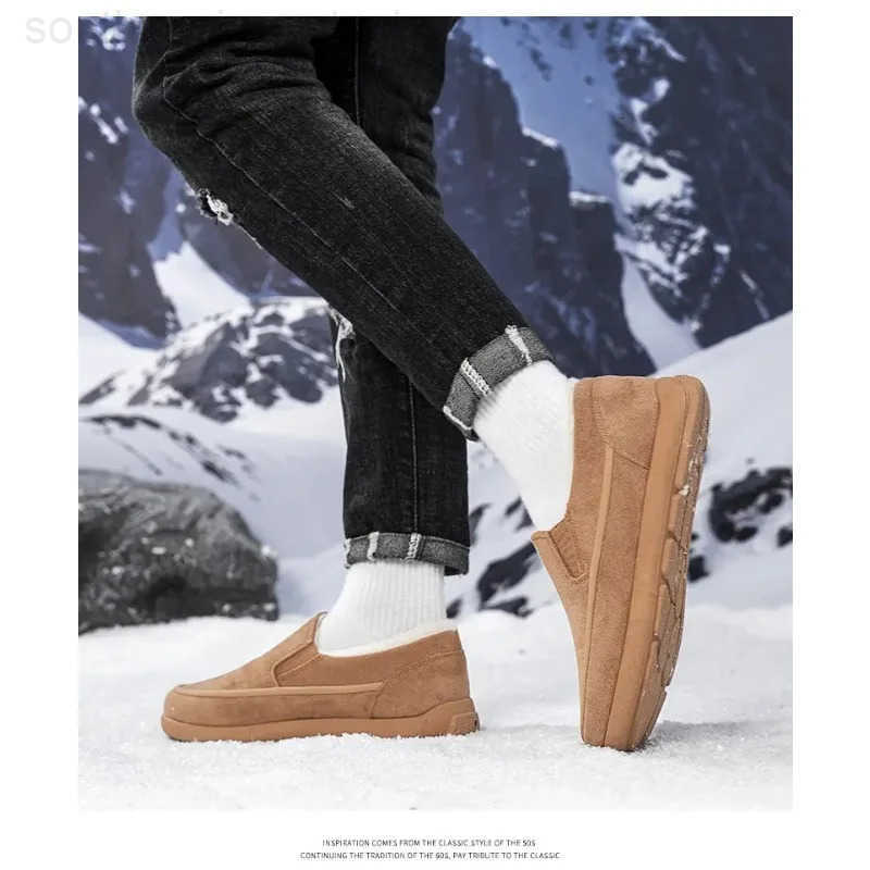 2025 Winter New Casual Cotton Shoes Comfortable Fleece Anti-cold Warm Slip-resistant Durable H251216 - view 3